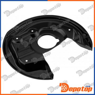 Déflecteur, disque de frein arrière gauche pour VW | HTO-VW-066, 179871